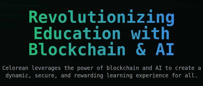 Celorean | Web3 Education Platform - Farcaster Mini Apps